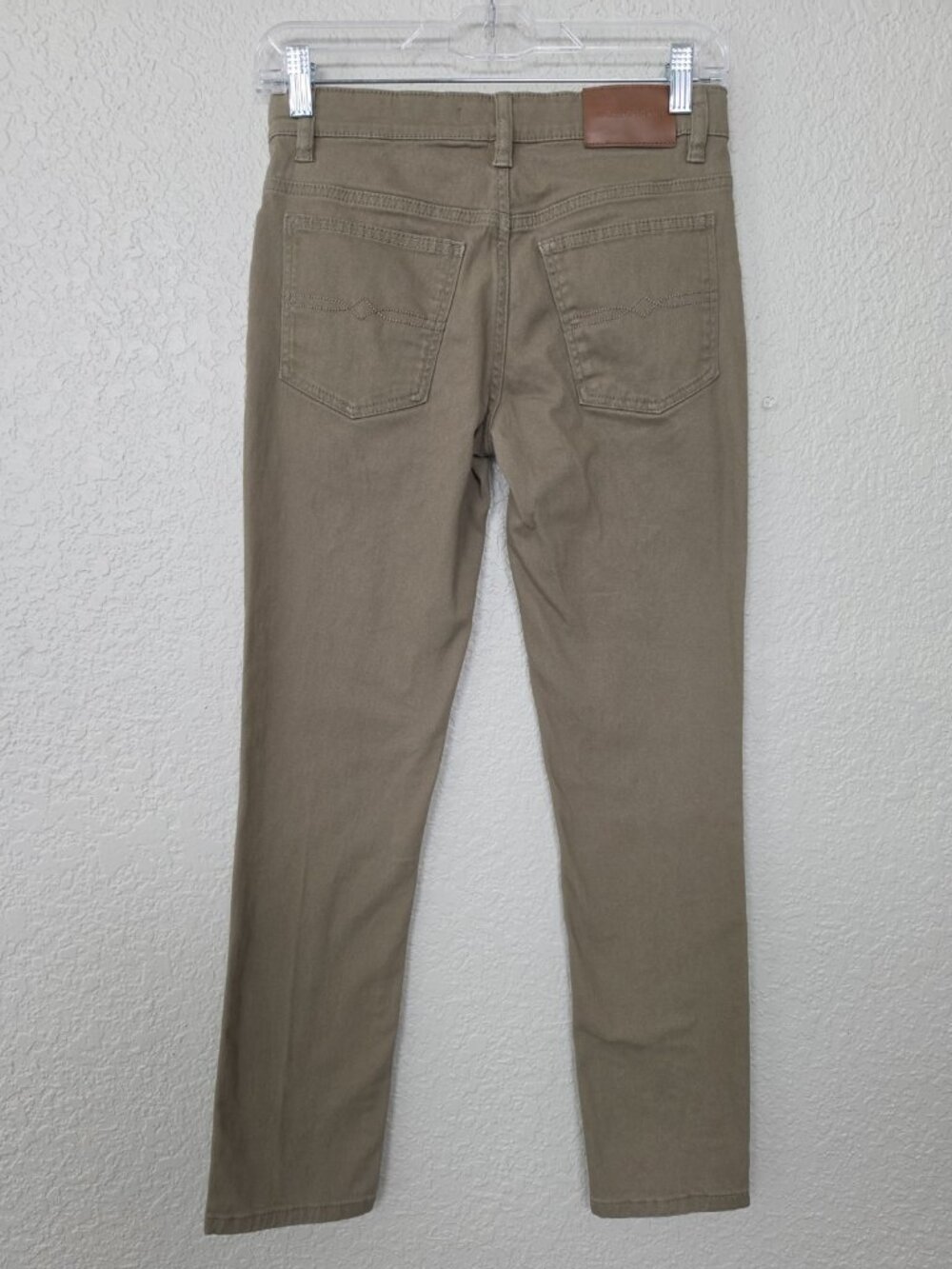Lucky Brand Boys Beige Skinny Stretch Denim Pants Size 12 Regular Mid Rise - Picture 3 of 9